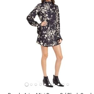NEW FREE PEOPLE BLACK COMBO  DRESS S